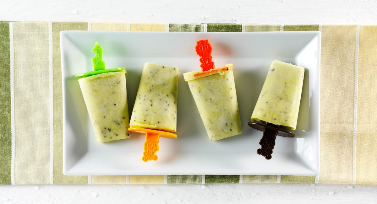 Bâtonnets glacés aux fruits frais