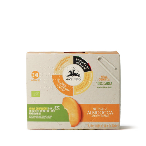 Nectar d’abricot biologique – 3 briques - NT816