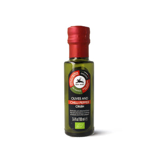 Huile aromatique biologique olives et piment crush - OLAP100