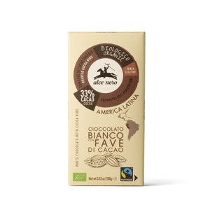 Chocolat blanc aux fèves de cacao biologique - CB100FA