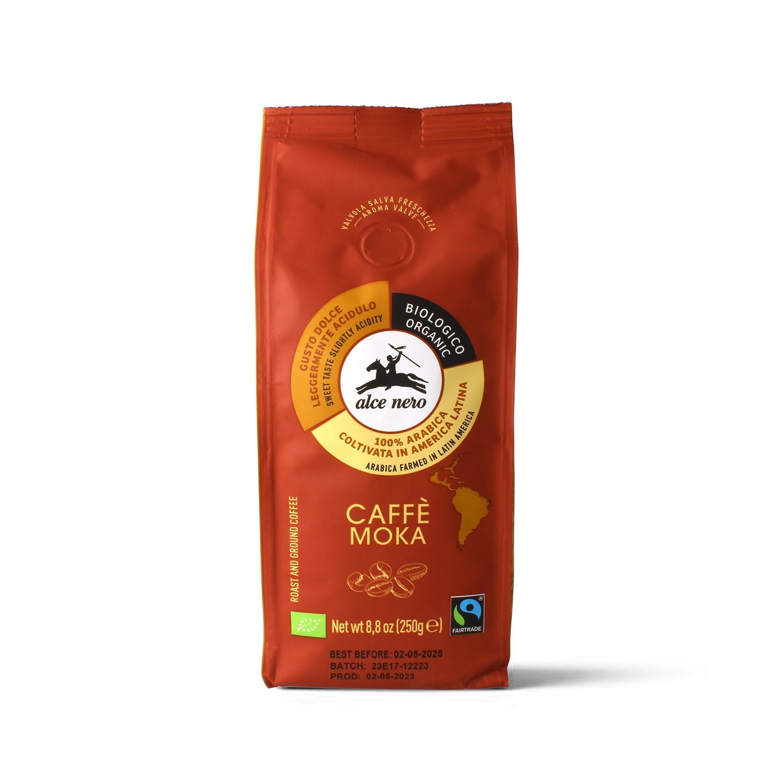 Café 100 % arabica pour moka biologique - CF250