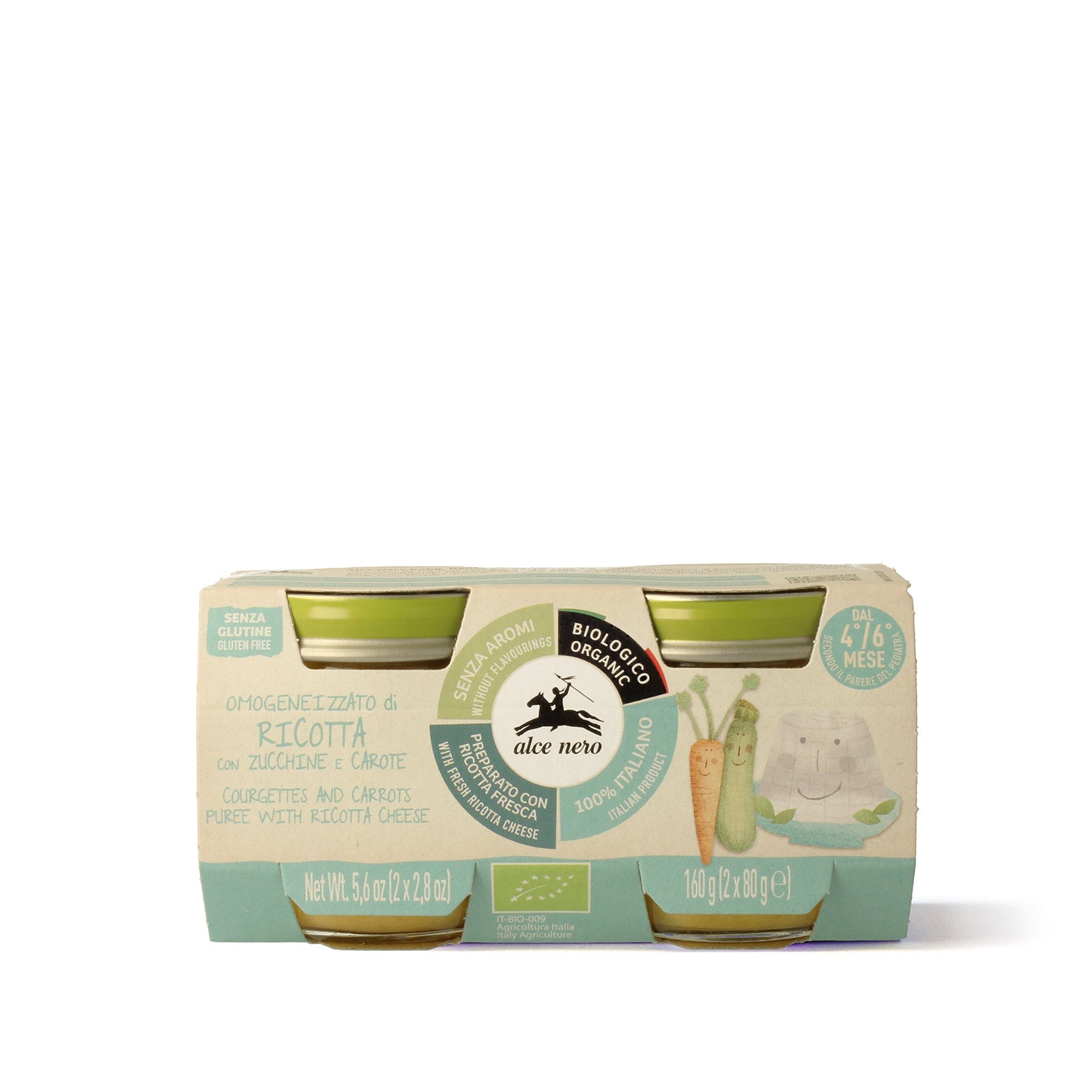 Petit pot ricotta, courgettes et carottes biologique – 2 pots-BFRI160