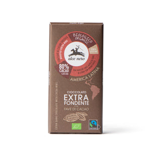 Chocolat noir extra 80 % aux fèves de cacao biologique - CF100FA