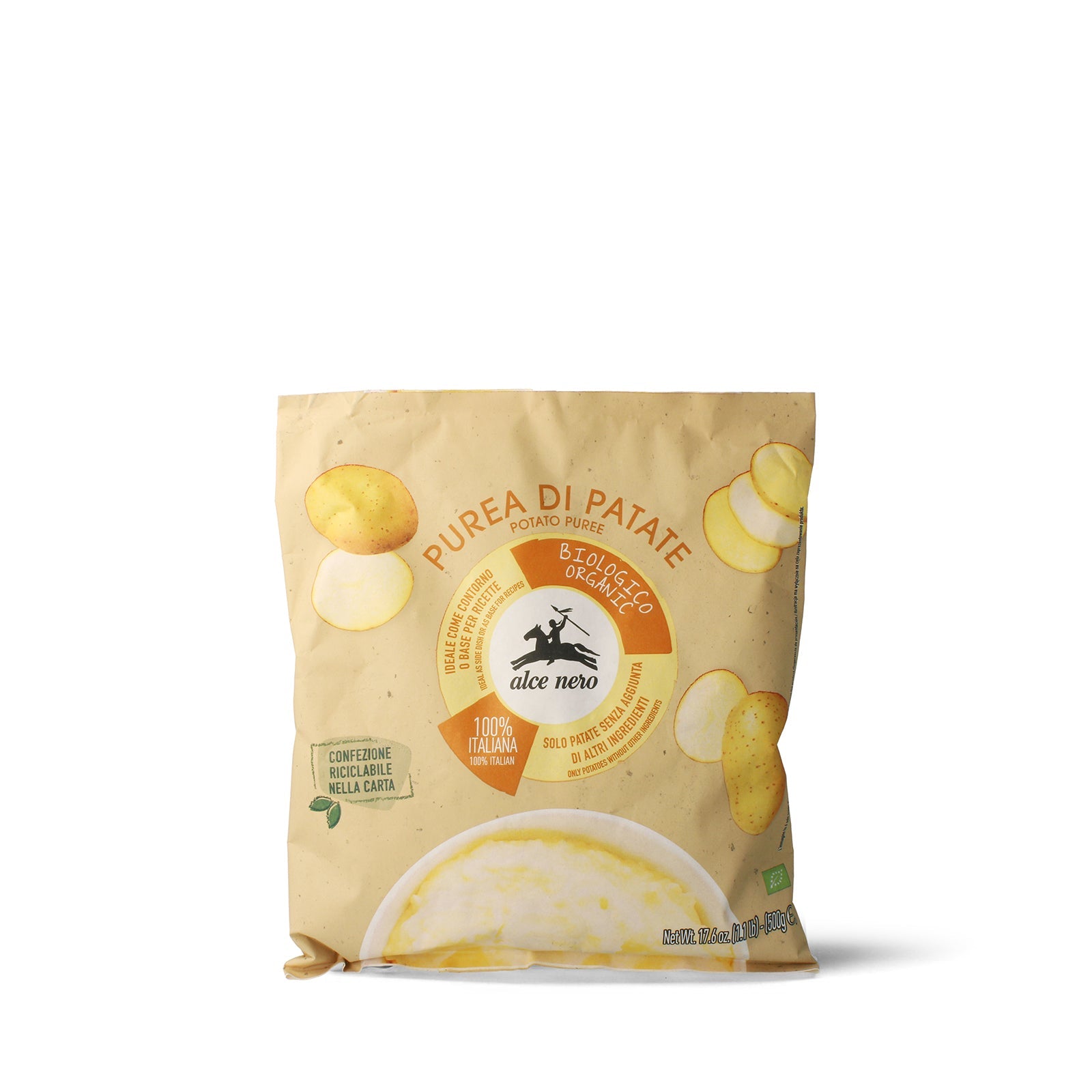 Purée de pommes de terre surgelée biologique - PURE500